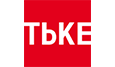 Rotes Quadrat mit weißem Text „ТВК.